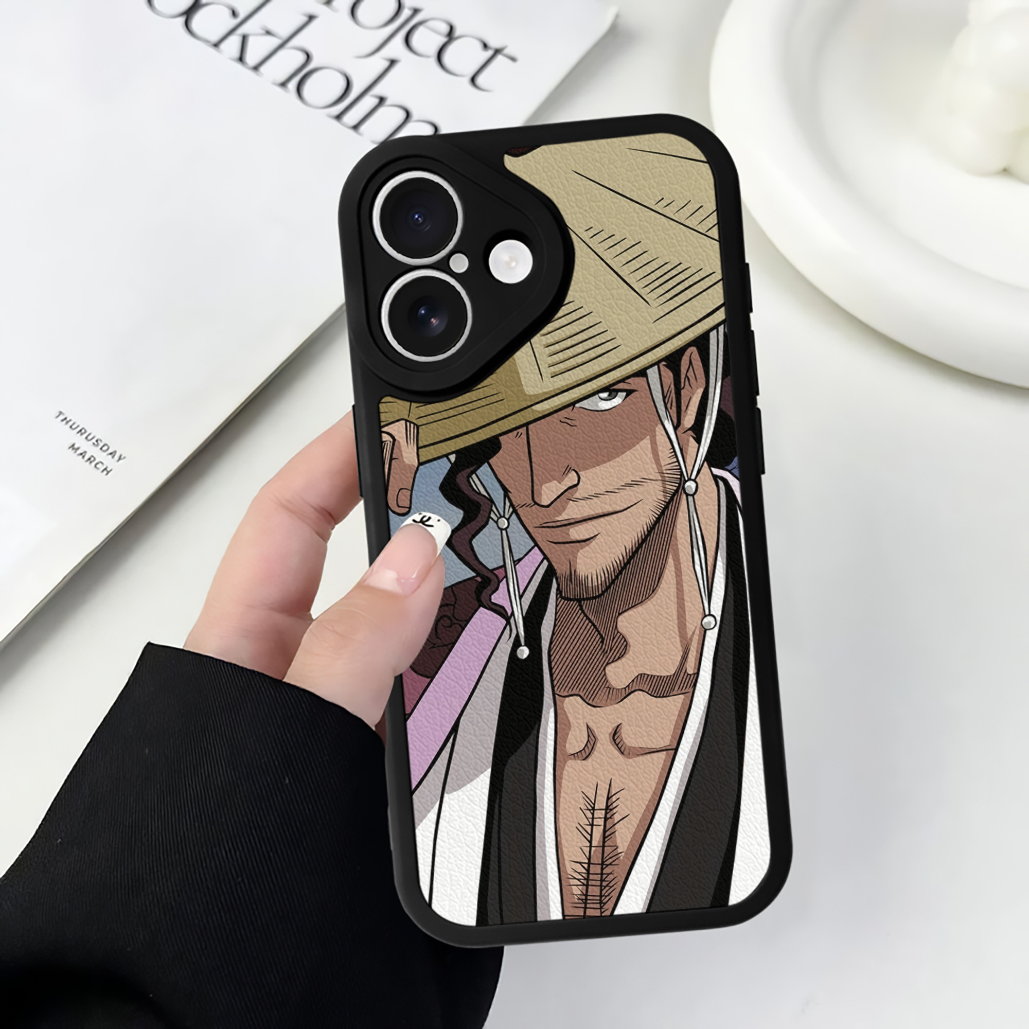 （画像用） ブリーチ BLEACH 【iPhone 16シリーズ対応】シリコンスマホケース（レザー調） 材質：シリコン